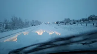 La nieve anega carreteras y tiñe de blanco Salamanca capital y provincia: imágenes de la nevada de este 28 de enero | G. de Dios