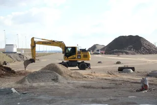 Carbayo y María González Corral visitan los terrenos donde se construirá la plataforma Logística Intermodal de Salamanca