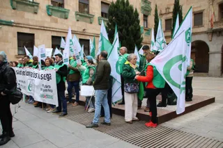 Concentración de CSIF ante la Subdelegación de Gobierno de Salamanca por Muface | Salamanca24horas