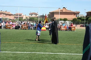Medio centenar de personas juran bandera en Cabrerizos