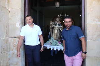 Procesión y bailes folclóricos en Doñinos | FOTO CARLOS HERNÁNDEZ