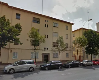 Fachada de la vivienda del Paseo de la Estación de Salamanca