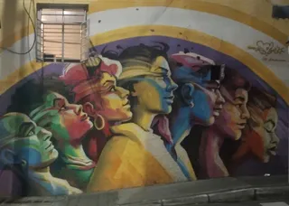 Finalista Grafiti. Arcoíris de las Féminas de Francisco Javier Fran Nora