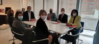 Reunión del Ayuntamiento de Santa Marta de Tormes con las entidades bancarias