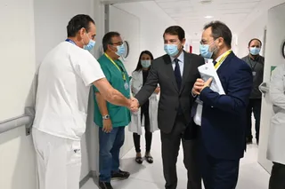Mañueco en el nuevo Hospital de Salamanca FOTO JUNTA DE CASTILLA Y LEÓN