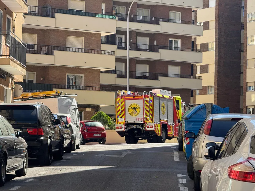 Incendio en el cuadro eléctrico de un domicilio en la calle San Quintín