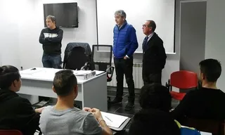 Mateo García, presente en la inauguración del Curso de Entrenadores