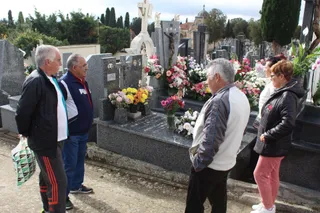Día de todos los santos en el Cementerio San Carlos Borromeo de Salamanca