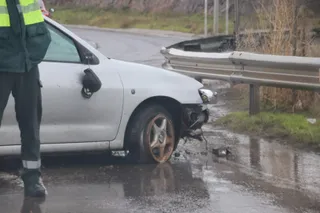 Accidente en la rotonda de Buenos Aires