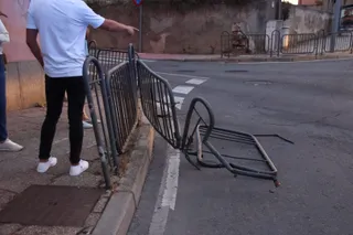 Accidente de moto en Chamberí