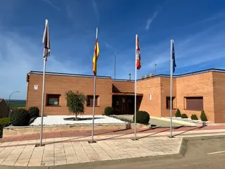 Casa Consistorial Ayuntamiento de Carrascal de Barregas. Urbanización Peñasolana. Foto de archivo