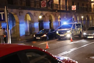 Policía Local en Gran Vía. Foto de archivo S24H