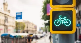Semáforo de bicicleta. Foto EP