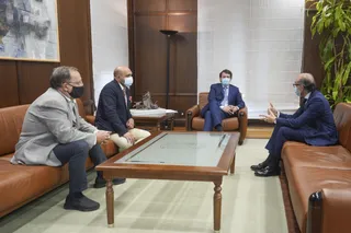 Reunión de Alfonso Fernández Mañueco con la Confederación de Hostelería y Turismo