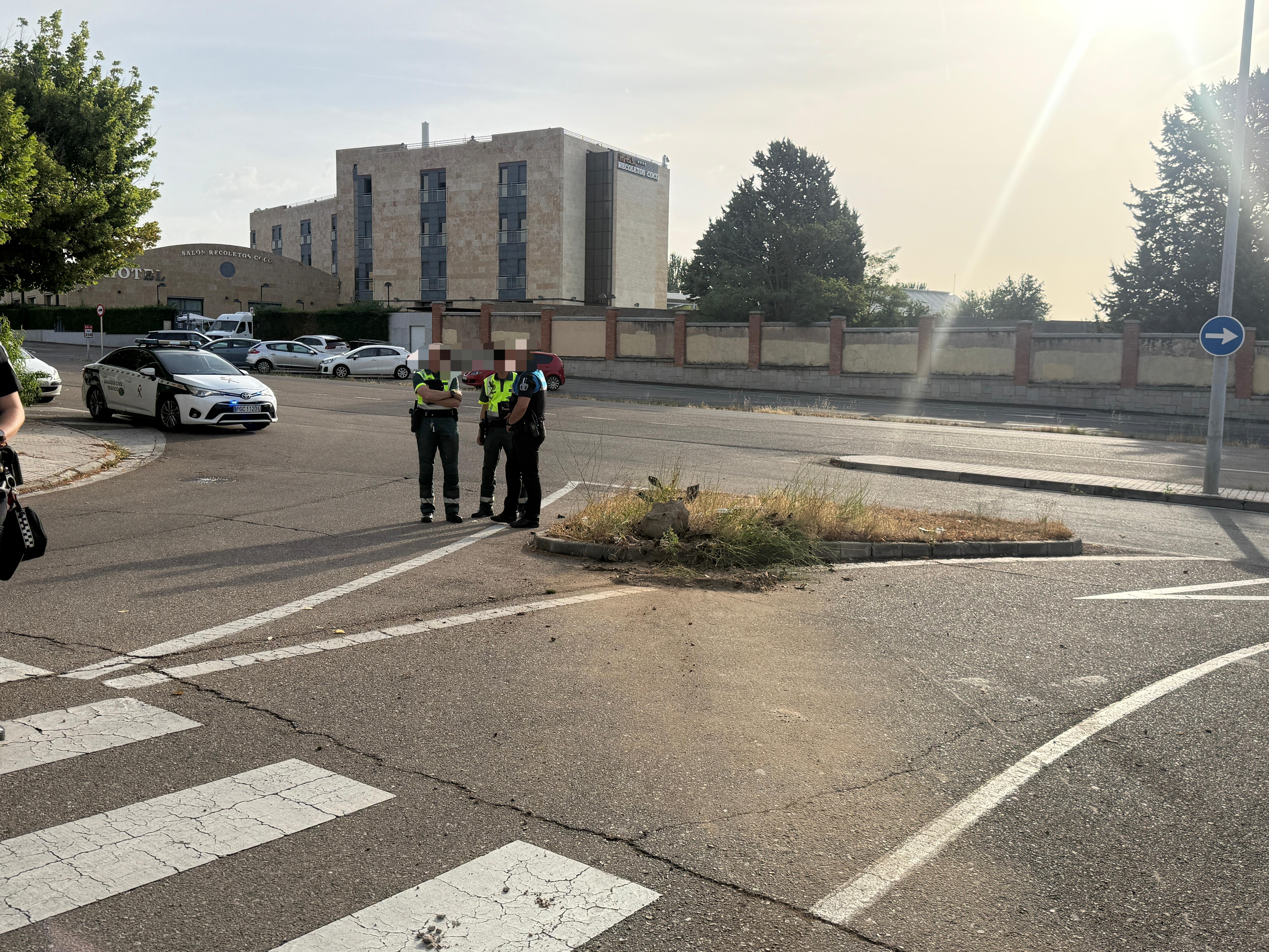 Choque de un conductor tras huir de un control policial