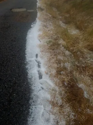 Calles inundadas por la lluvia