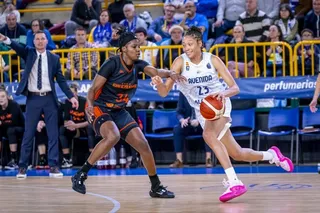 Alexis Prince, jugadora del Perfumerías Avenida. Foto @CBAvenida