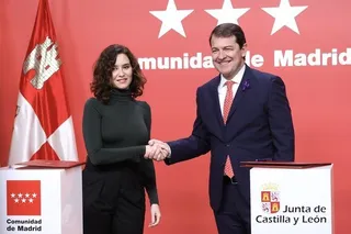Mañueco y Ayuso firman un protocolo de actuación en materia de políticas públicas. ICAL