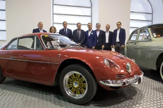 Presentación de la exposición ‘Renault: 125 años de Historia de la Automoción’. Foto: ICAL
