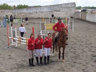 Concurso de saltos de obstaculos de la liga interclub en Salamanca