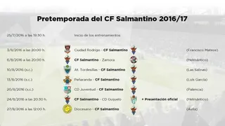 El Salmantino jugará siete partidos de pretemporada