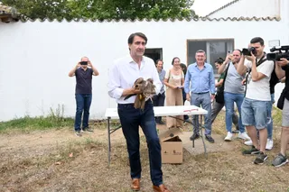 Visita del consejero de Medio Ambiente al CRAS de Valladolid