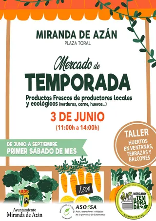 Mercado de Temporada Miranda de Azán