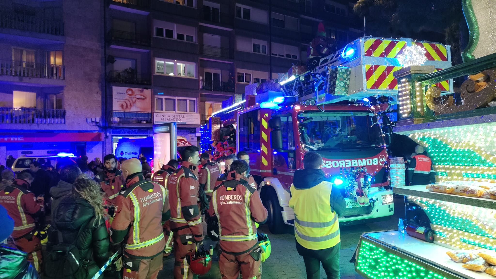 Bomberos de Salamanca en la Cabalgata de Reyes 2025