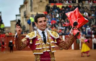 Valentín Hoyos en la novillada con picadores en Ciudad Rodrigo | Foto Antonio Catalán