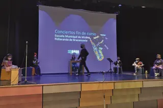 Todos los alumnos de la Escuela municipal de Música de Peñaranda han actuado en las tres audiciones de fin de curso.