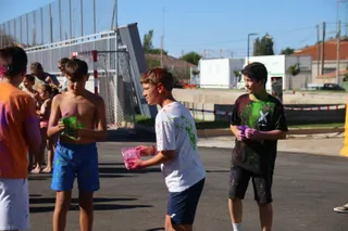 Color party en Rollán