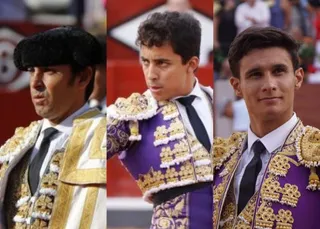 Miguel Ángel Perera, Leo Valadez y Manuel Diosleguarde. Fotos S24H
