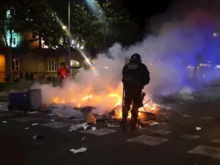 Disturbios Europa Press