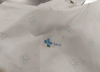 Ropa sucia que llega al Hospital de Salamanca desde la empresa encargada de la lavandería