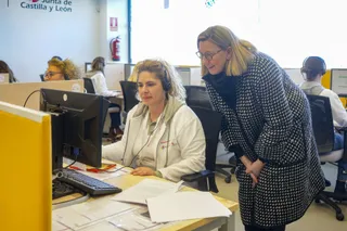Sala de Operaciones del Servicio de Teleasistencia. Foto de archivo