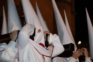 Procesión del Cristo Yacente en Salamanca