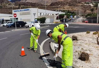 Trabajadores de mantenimiento de carreteras | Foto: UGT
