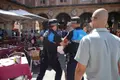 Momento en el que intervino la Policía Local.
