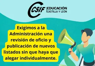 Exigencia de CSIF a través de las redes sociales