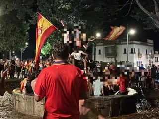 Así se encontraba la fuente antes del trágico suceso