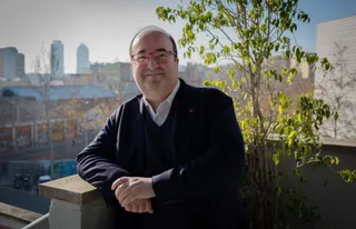 El ministro de Cultura y Deporte Miquel Iceta, posa durante una entrevista | EP