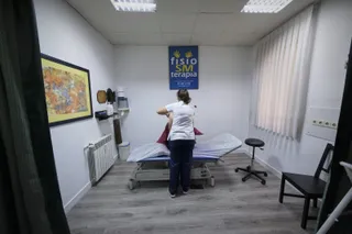 Una fisioterapeuta