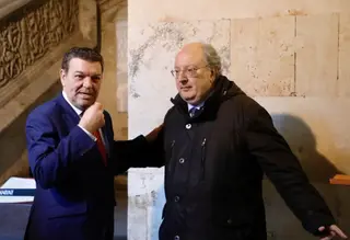 Luis Miguel González Gago y Enrique Cabero, presidente del CES - Susana Martín (ICAL)