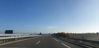 Autovía a la altura de Robliza de Cojos (Salamanca)