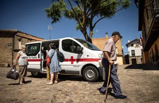 Los vecinos de Monsagro regresan a sus casas | Jose Vicente ICAL