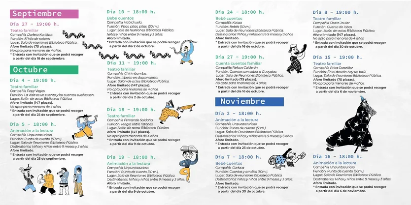 Programa cultural Biblioteca Villamayor