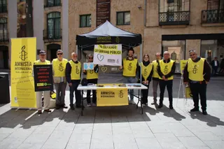Concentración de Amnistía Internacional Salamanca
