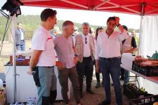 Visita del ministro del Interior Grande Marlaska al incendio de El Maillo (5)