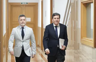 El portavoz y consejero en funciones de EconomÃa y Hacienda, Carlos Fernández Carriedo, comparece en rueda de prensa posterior al Consejo de Gobierno. | ICAL/ Rubén Cacho