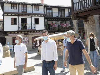 Luis Tudanca visita La Alberca